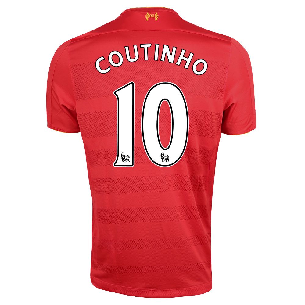 Camiseta 1ª Liverpool FC 2016/2017 Coutinho Rojo - Fútbol Factory
