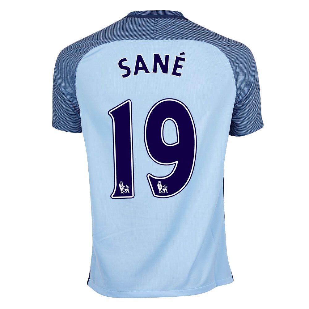 Camiseta 1ª Manchester City 2016/2017 Sané Azul - Fútbol Factory