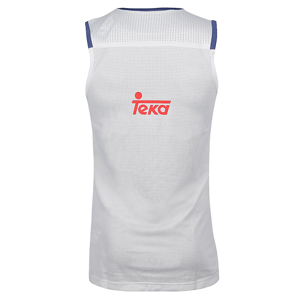 Camiseta 1ª Real Madrid 2016/2017 Baloncesto Blanco Camiseta 1ª Real Madrid 2016/2017 Baloncesto Blanco - Fútbol Factory