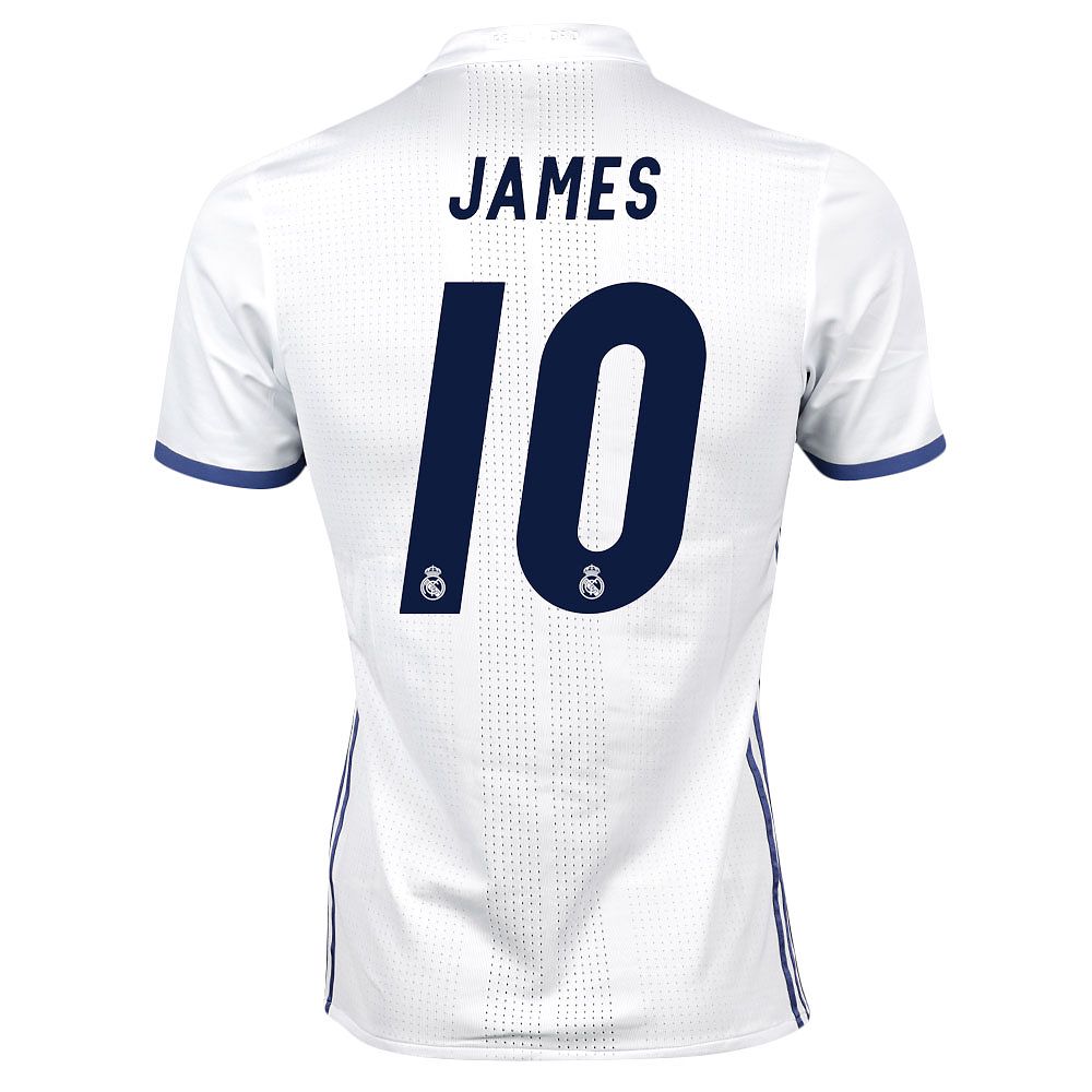 Camiseta 1ª Real Madrid 2016/2017 James AU - Fútbol Factory