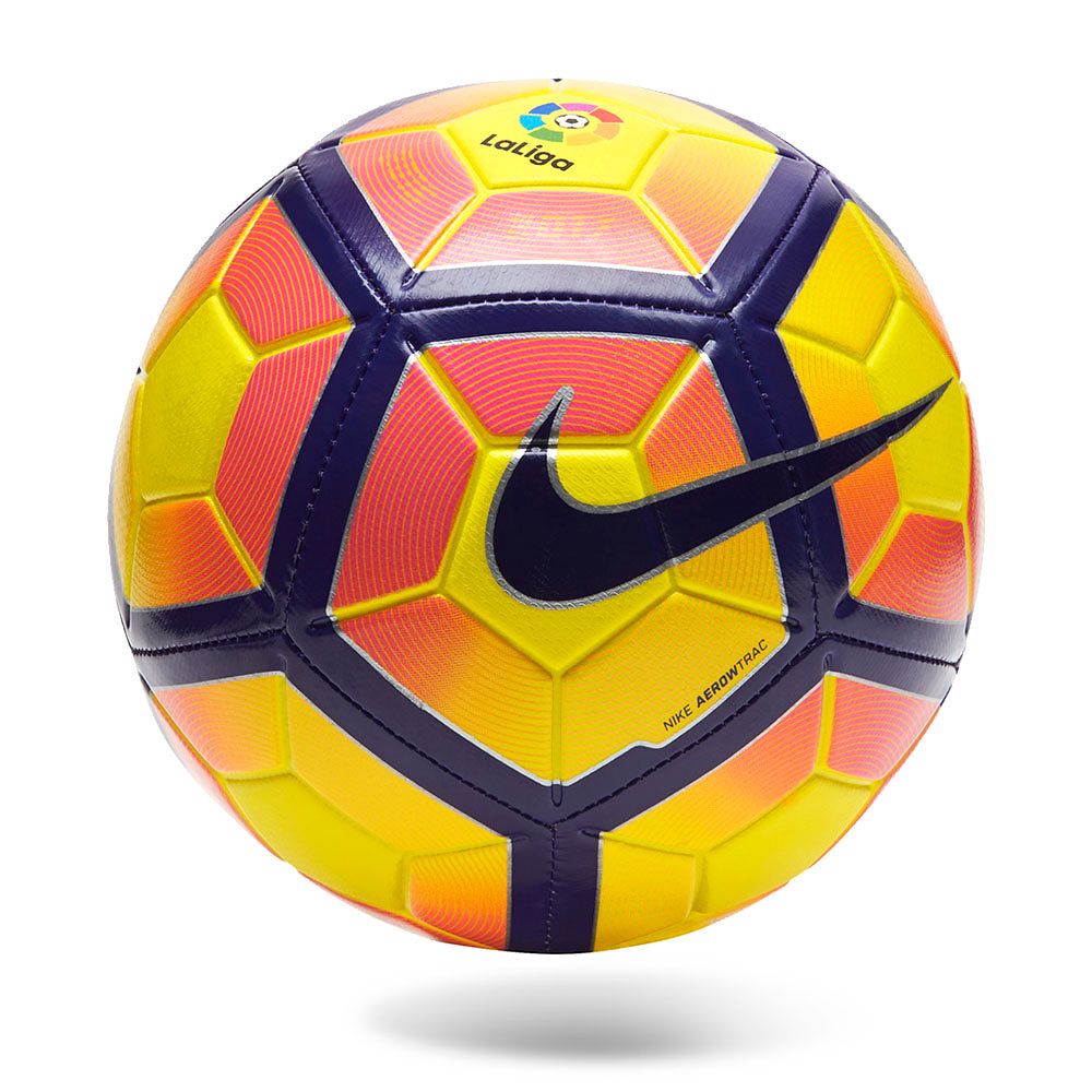 Balón de Fútbol 7 Strike Liga Santander 2016/2017 Hi-Vis Amarillo - Fútbol Factory