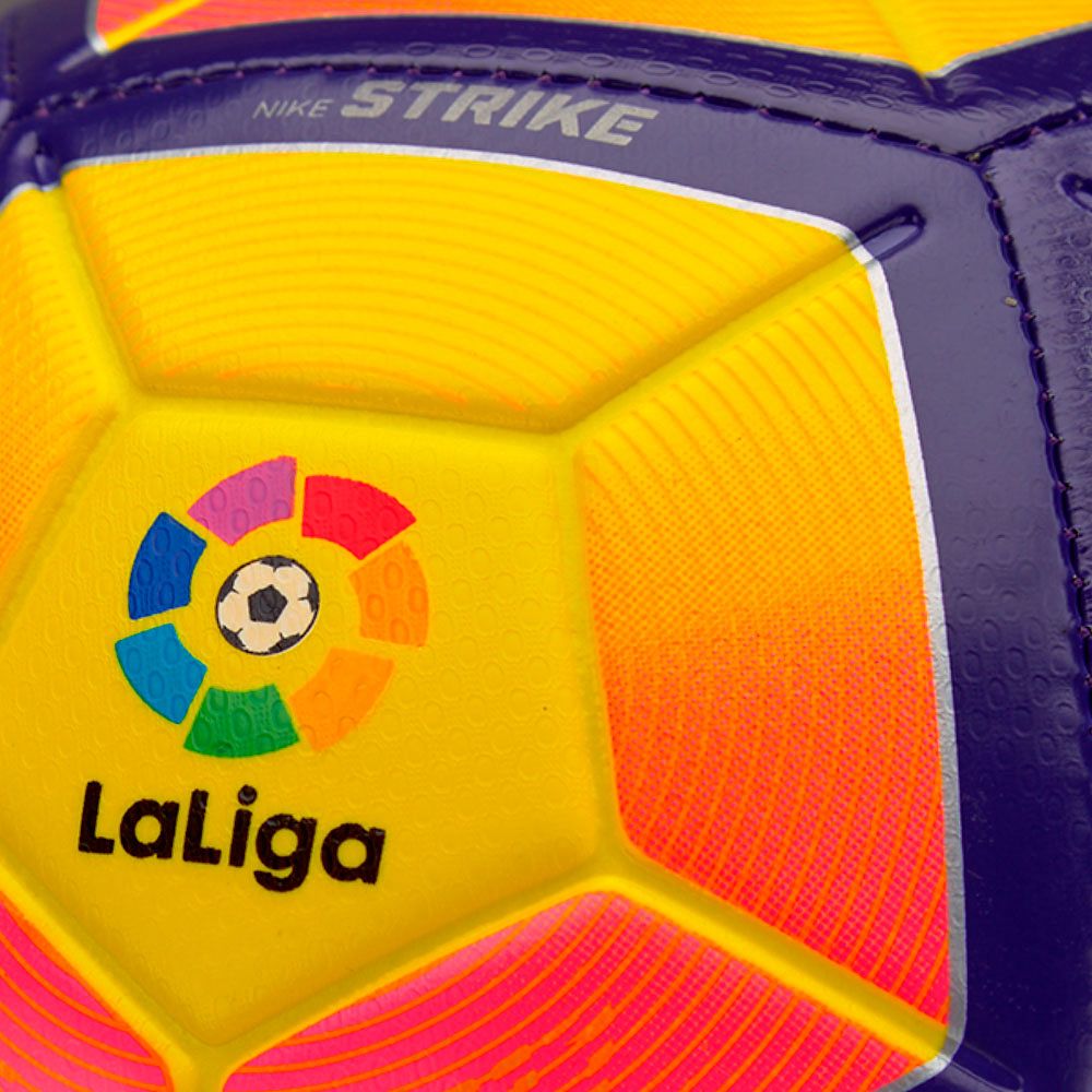 Balón de Fútbol 7 Strike Liga Santander 2016/2017 Hi-Vis Amarillo - Fútbol Factory