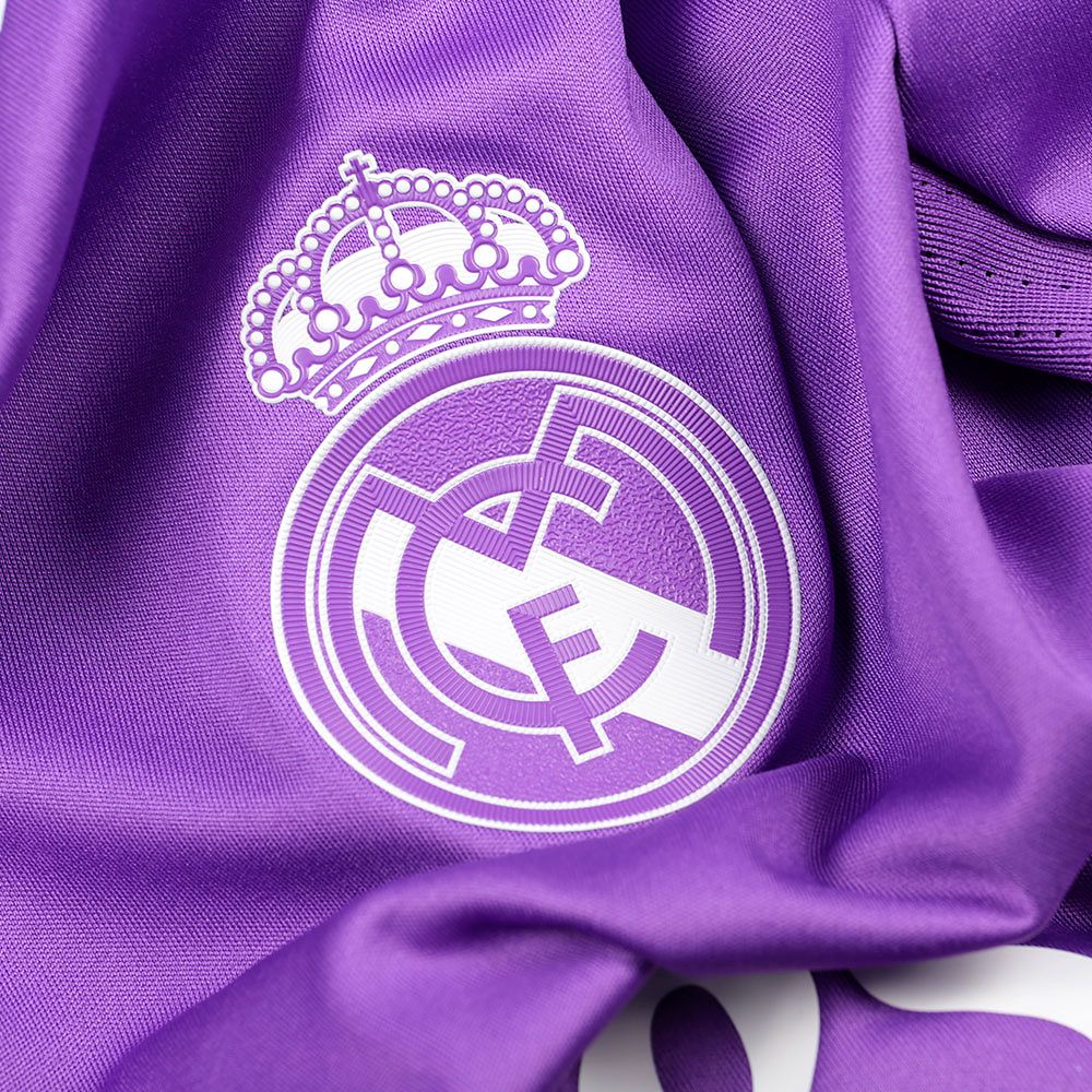 Camiseta 2ª Real Madrid 2016/2017 Manga Larga Morado - Fútbol Factory