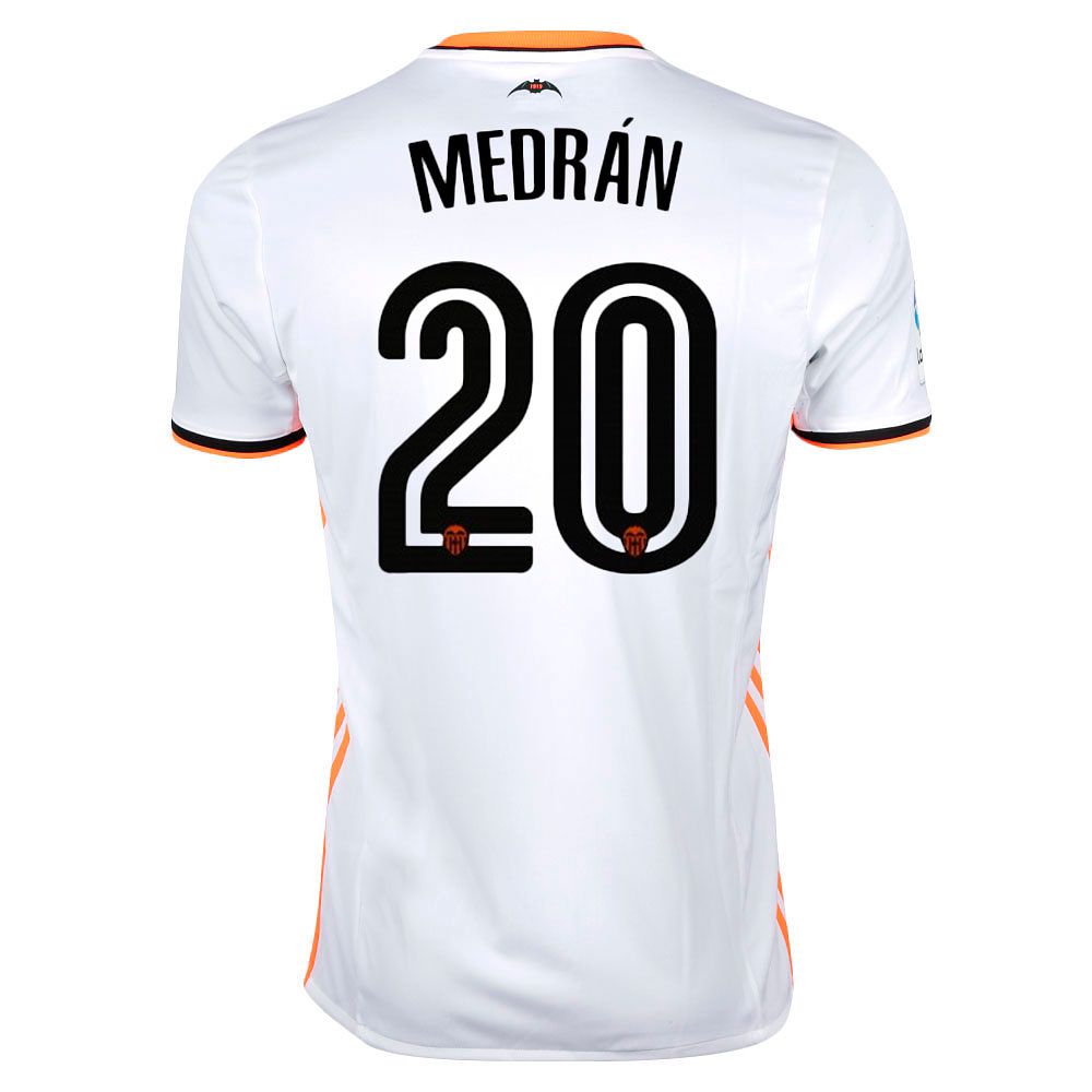 Camiseta 1ª Valencia CF 2016/2017 Medrán Blanco - Fútbol Factory