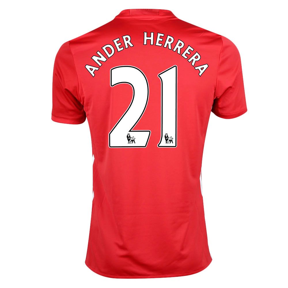 Camiseta 1ª Manchester United 2016/2017 Ander Herrera Rojo - Fútbol Factory