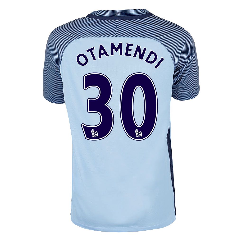Camiseta 1ª Manchester City 2016/2017 Otamendi Junior Azul - Fútbol Factory