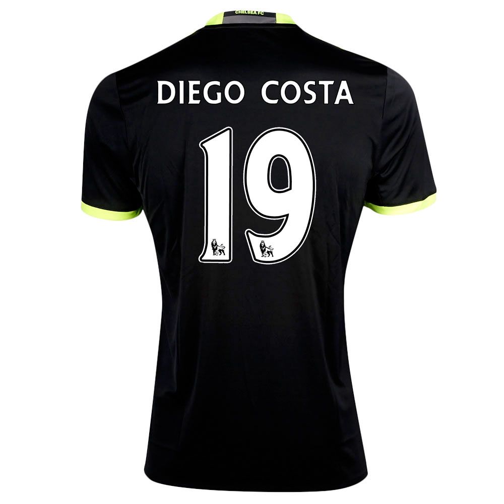 Camiseta 2ª Chelsea FC 2016/2017 Diego Costa Negro - Fútbol Factory