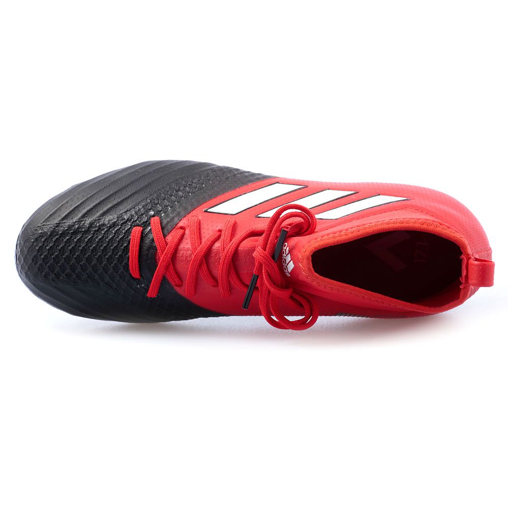Botas de Fútbol ACE 17.1 Junior FG Rojo Negro - Fútbol Factory