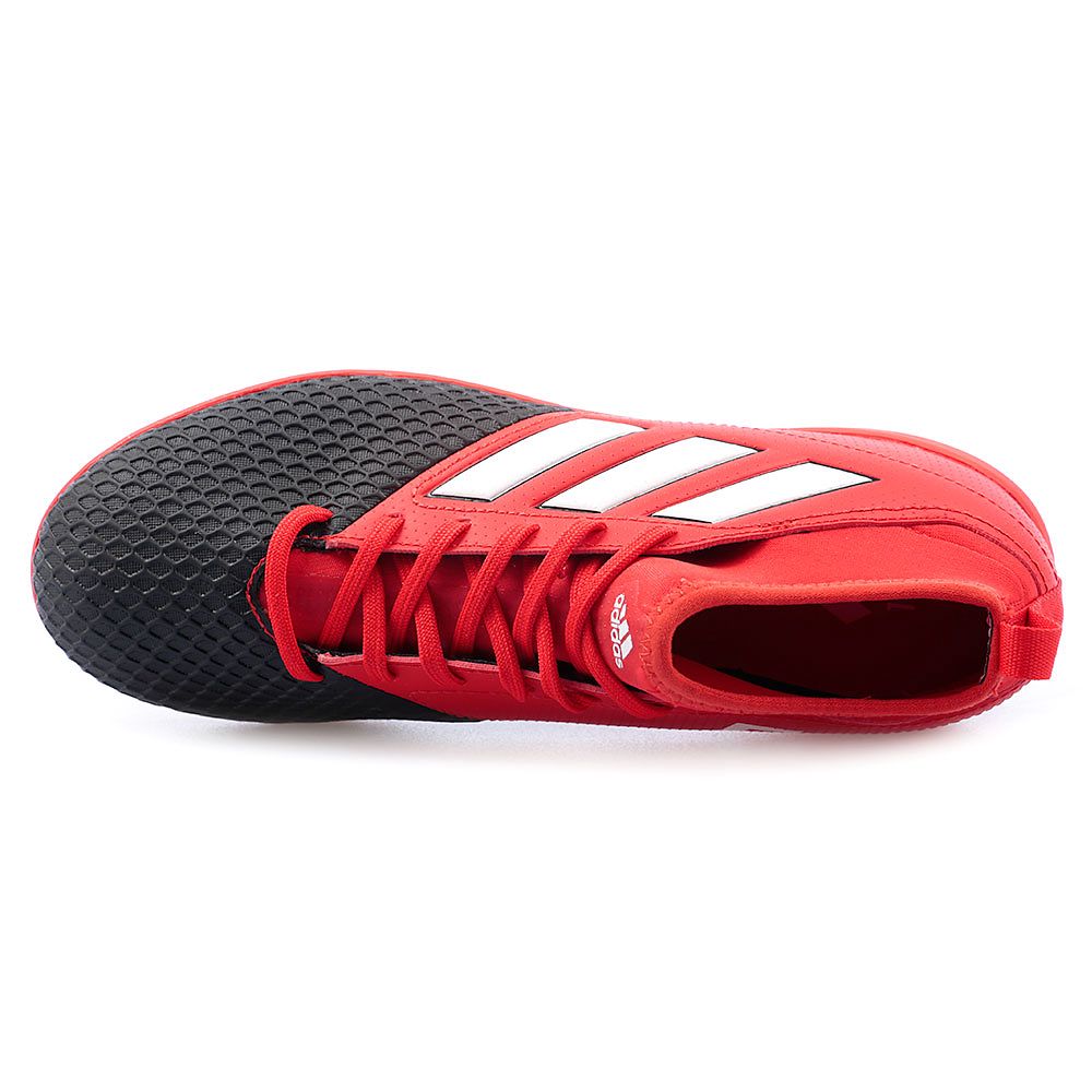 Zapatillas de Fútbol Sala ACE 17.3 Junior IN Rojo Negro - Fútbol Factory