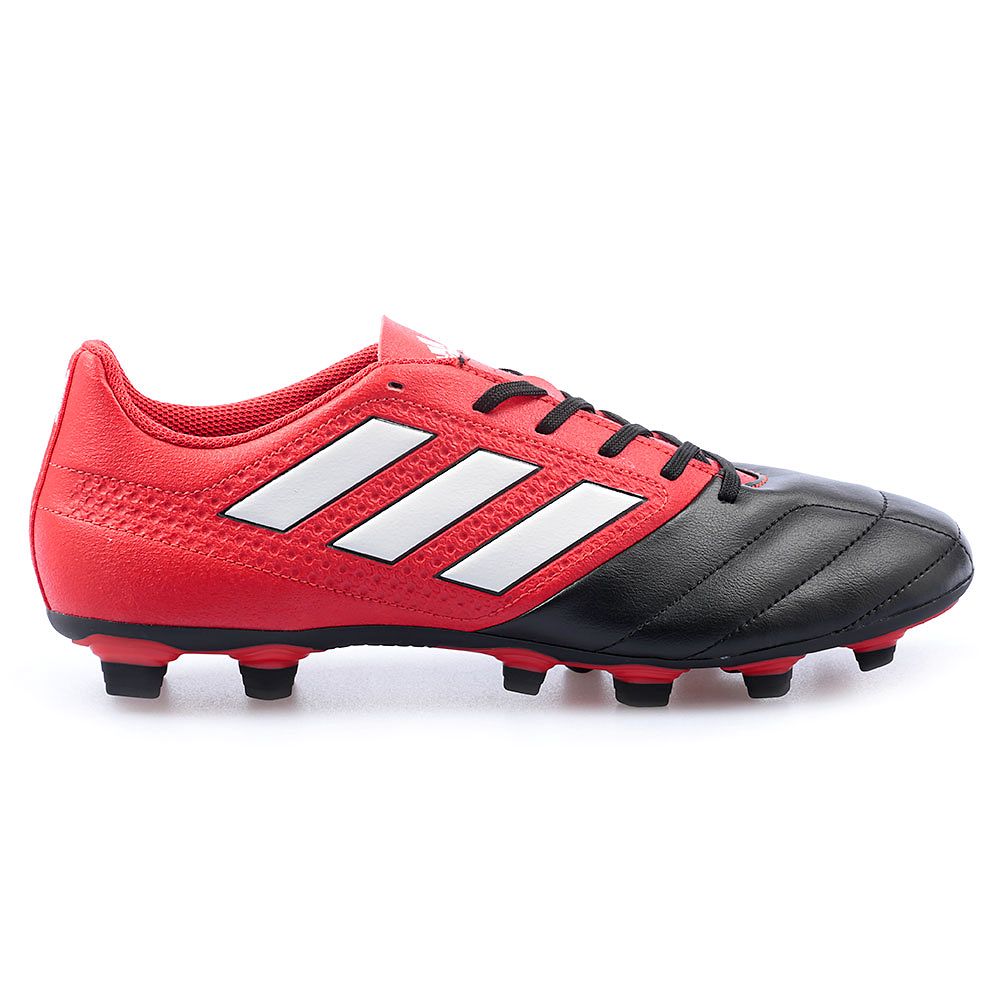 Botas de Fútbol ACE 17.4 FxG Rojo Negro - Fútbol Factory