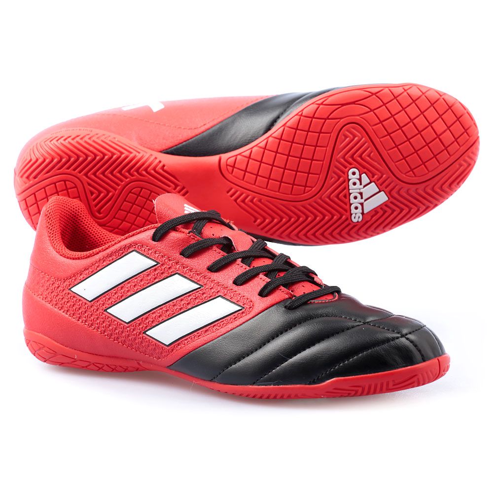 Zapatillas de Fútbol Sala ACE 17.4 IN Rojo Negro - Fútbol Factory