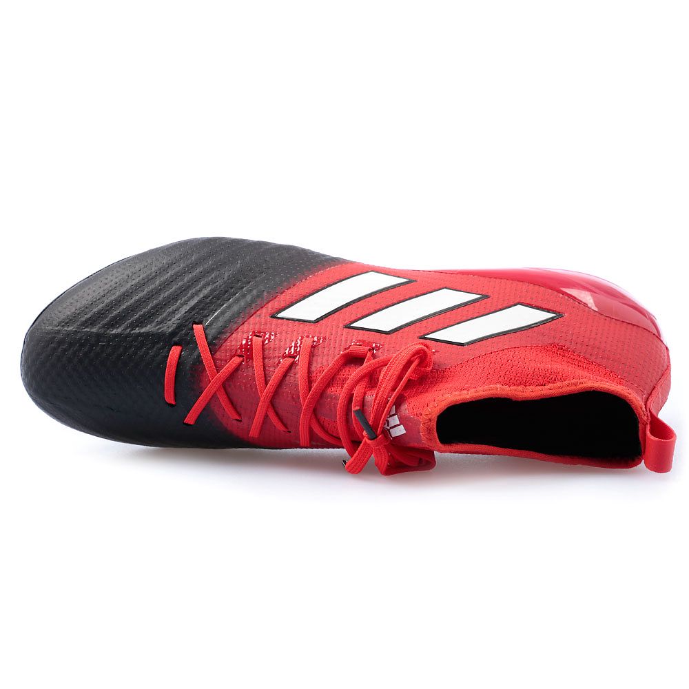 Botas de Fútbol ACE 17.1 Primeknit FG Rojo Negro - Fútbol Factory