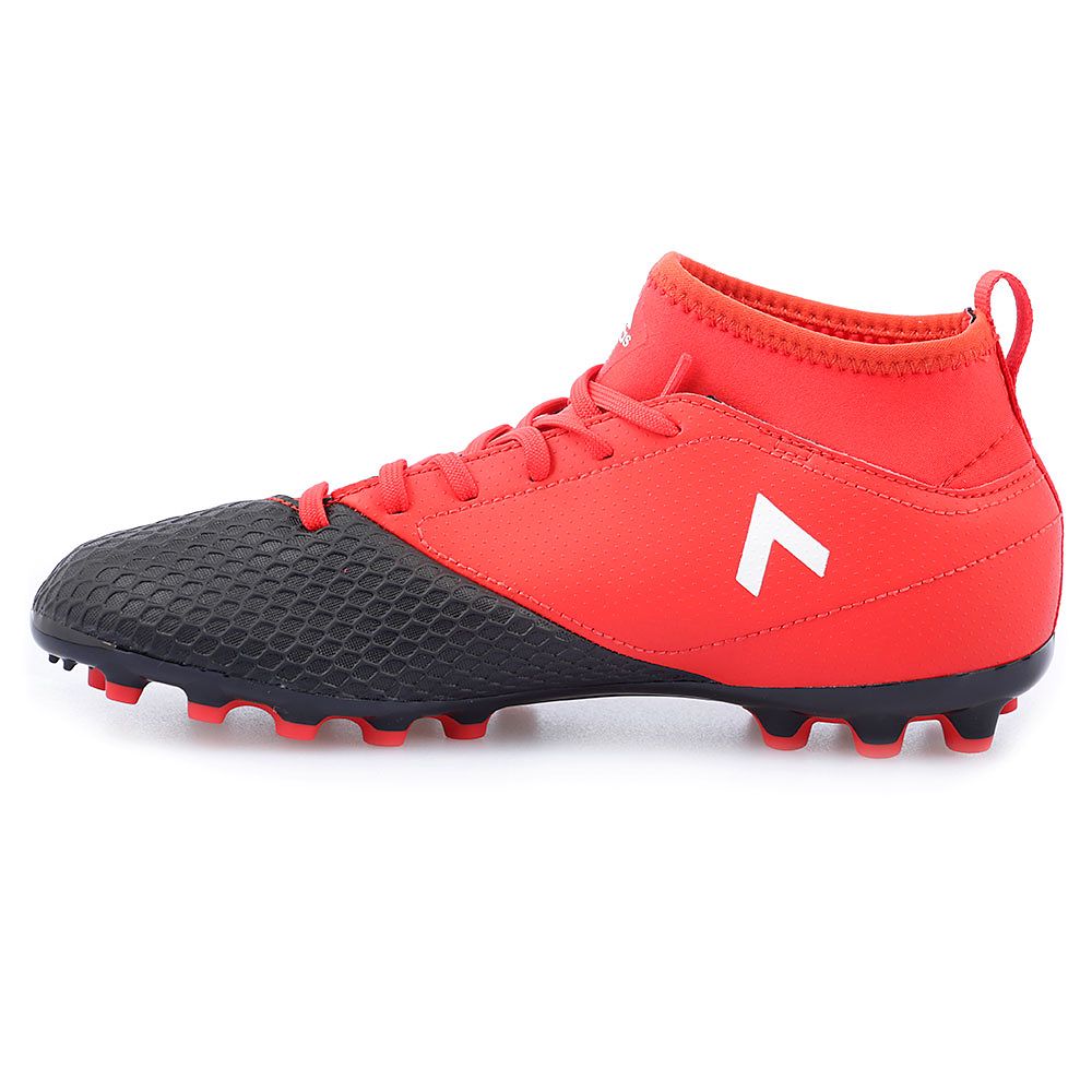Botas de Fútbol ACE 17.3 Junior AG Rojo Negro - Fútbol Factory