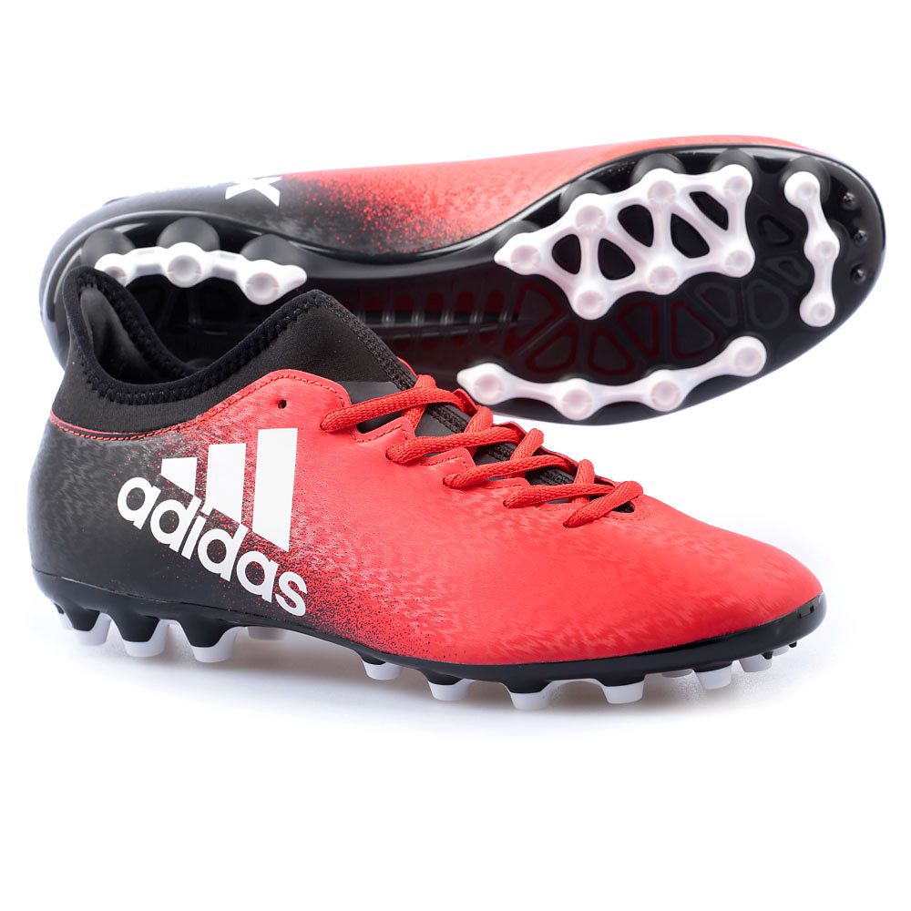 Botas de Fútbol X 16.3 AG Rojo Negro - Fútbol Factory