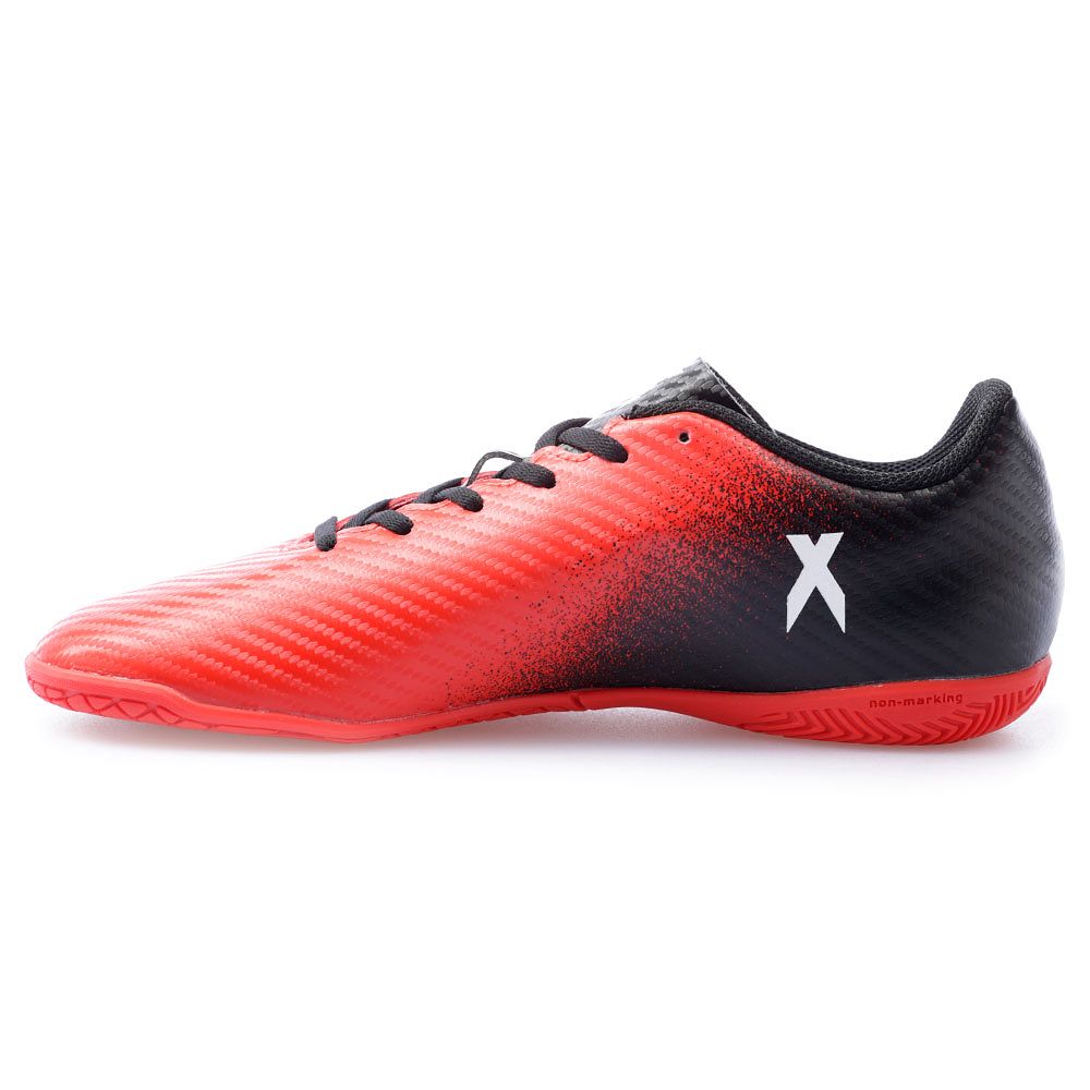Zapatillas de Fútbol Sala X 16.4 Junior IN Rojo Negro - Fútbol Factory