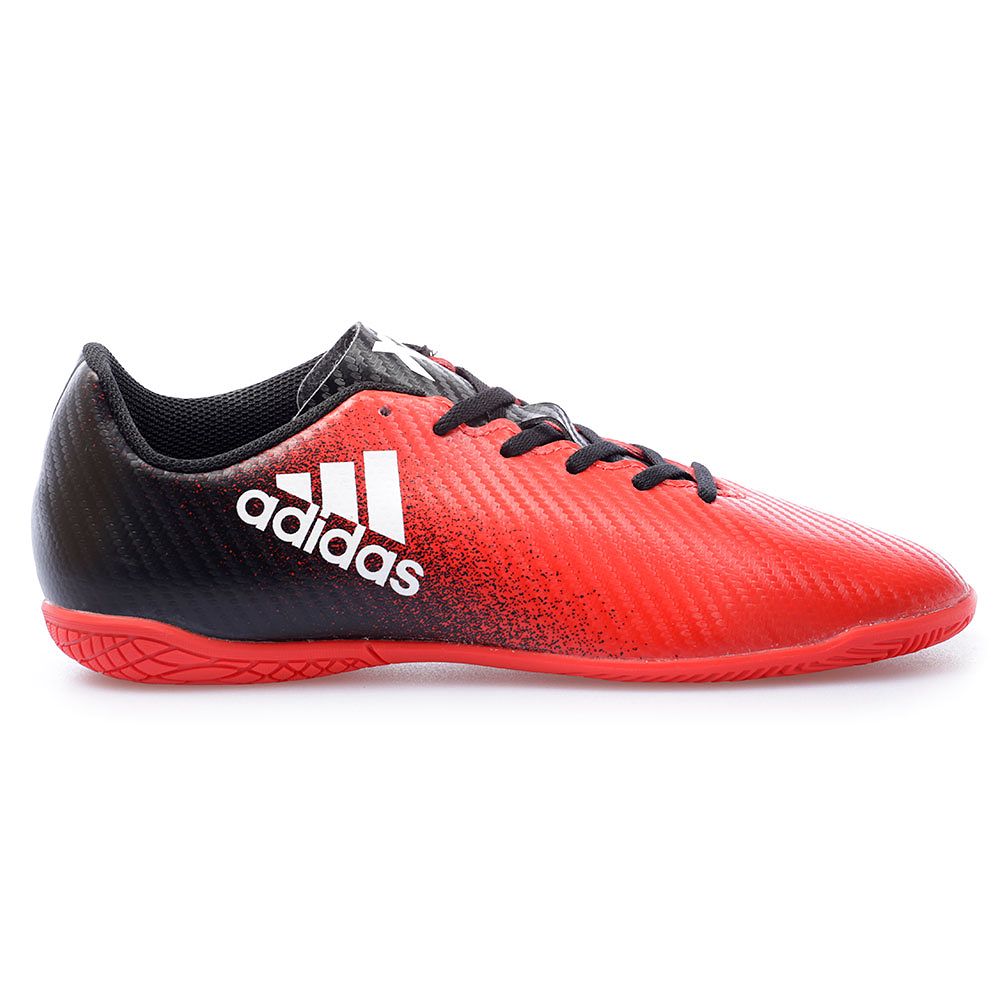 Zapatillas de Fútbol Sala X 16.4 Junior IN Rojo Negro - Fútbol Factory