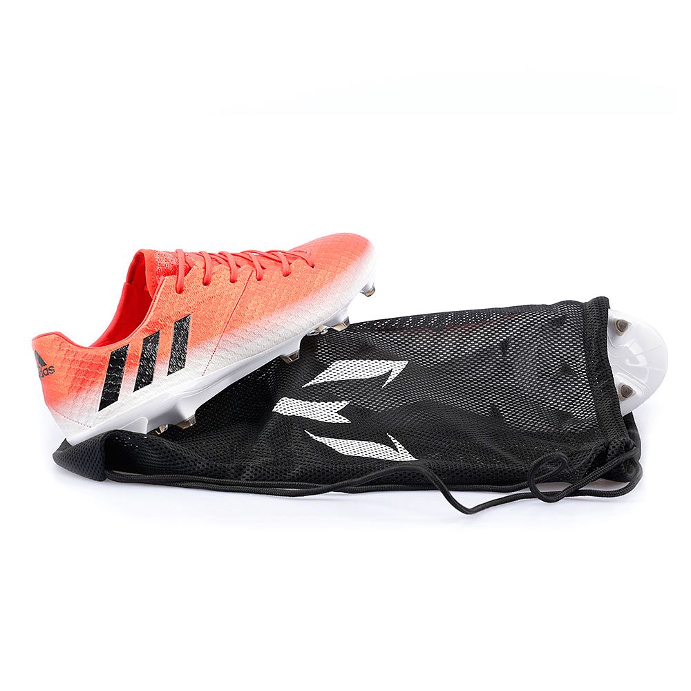 Botas de Fútbol Messi 16.1 FG Rojo Negro - Fútbol Factory