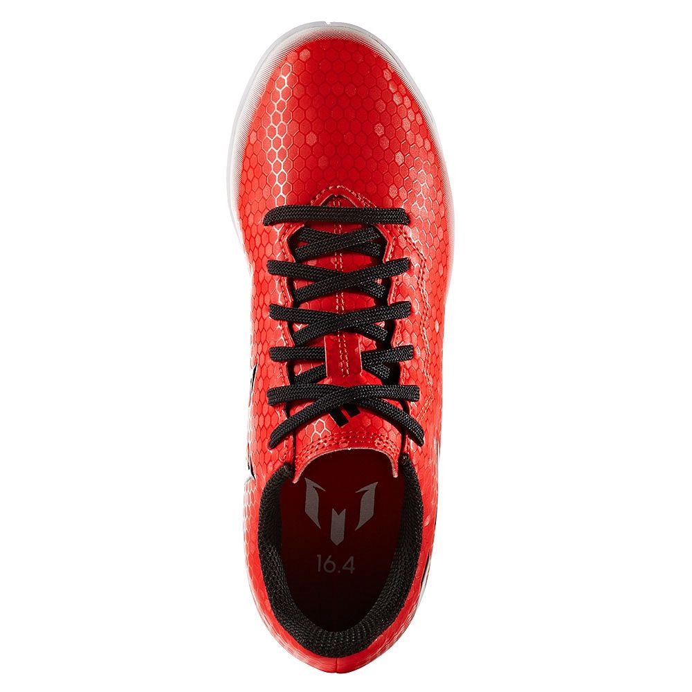 Zapatillas de Fútbol Sala Messi 16.4 Junior IN Rojo Negro - Fútbol Factory