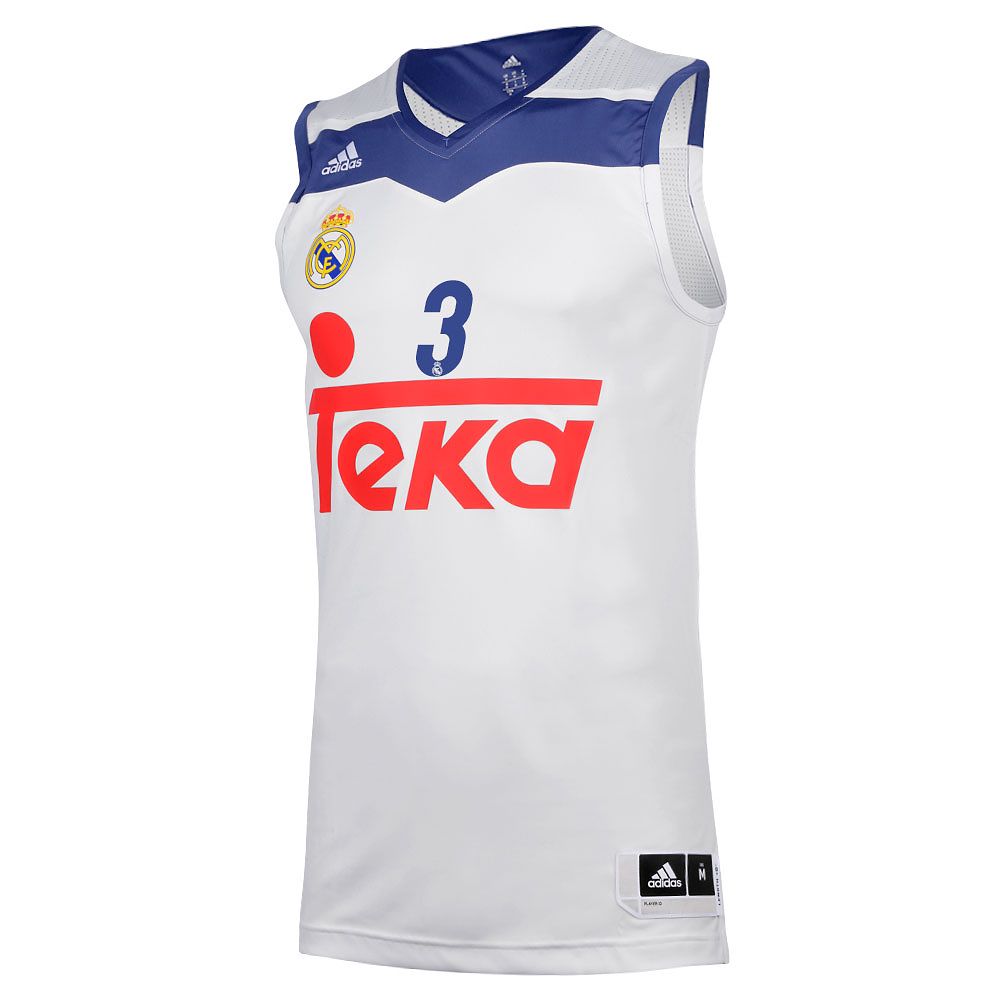 Camiseta 1ª Real Madrid 2016/2017 Randolph Baloncesto Blanco - Fútbol Factory