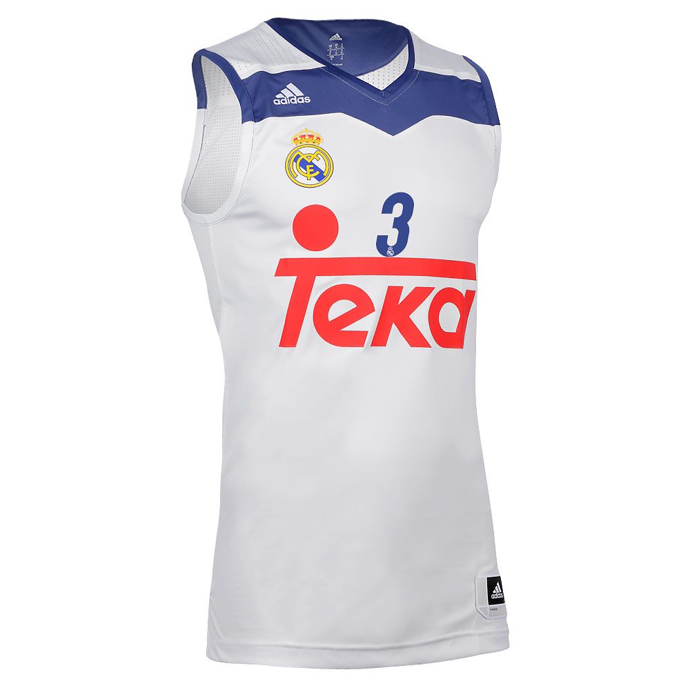 Camiseta 1ª Real Madrid 2016/2017 Randolph Baloncesto Blanco - Fútbol Factory