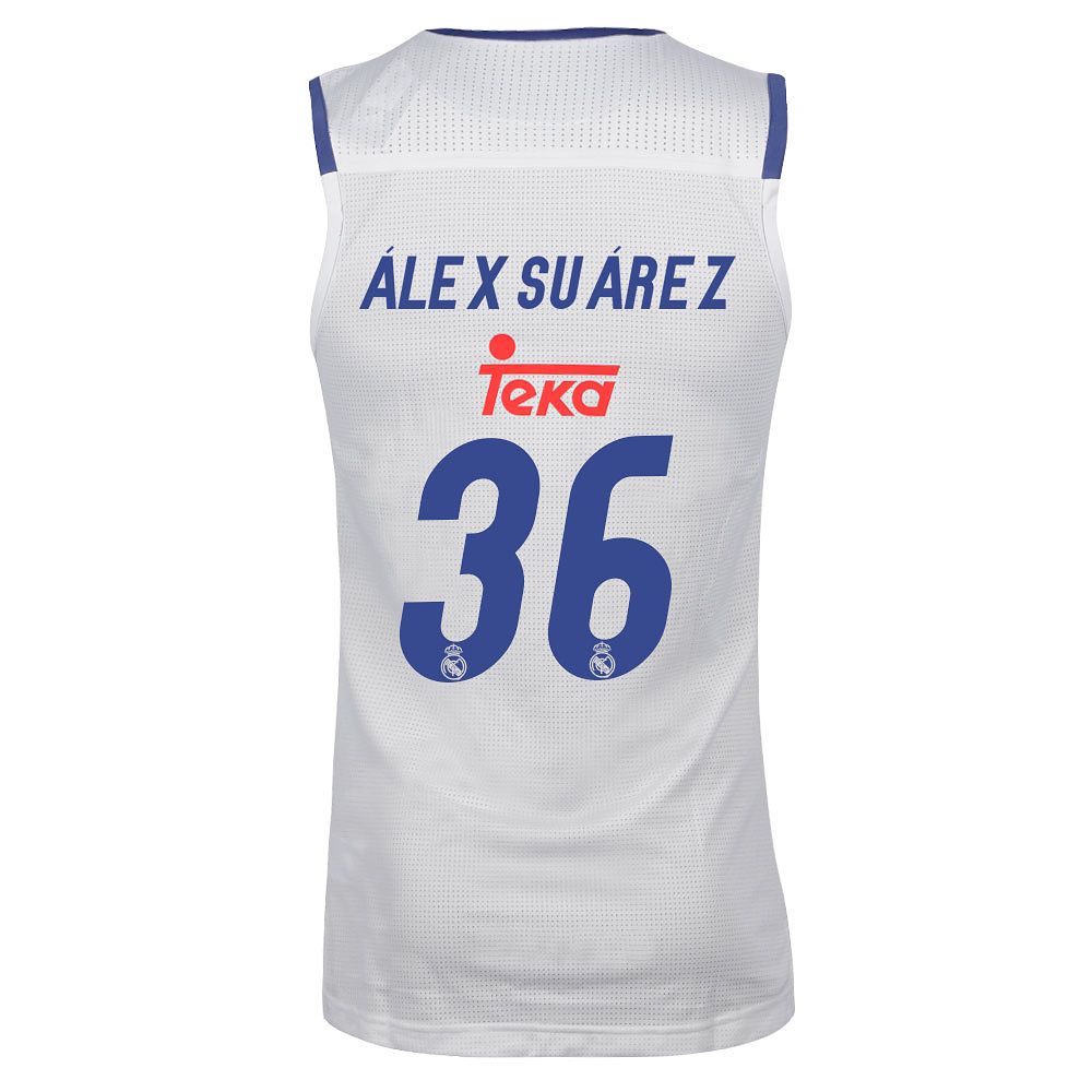 Camiseta 1ª Real Madrid 2016/2017 Álex Suárez Baloncesto Blanco - Fútbol Factory