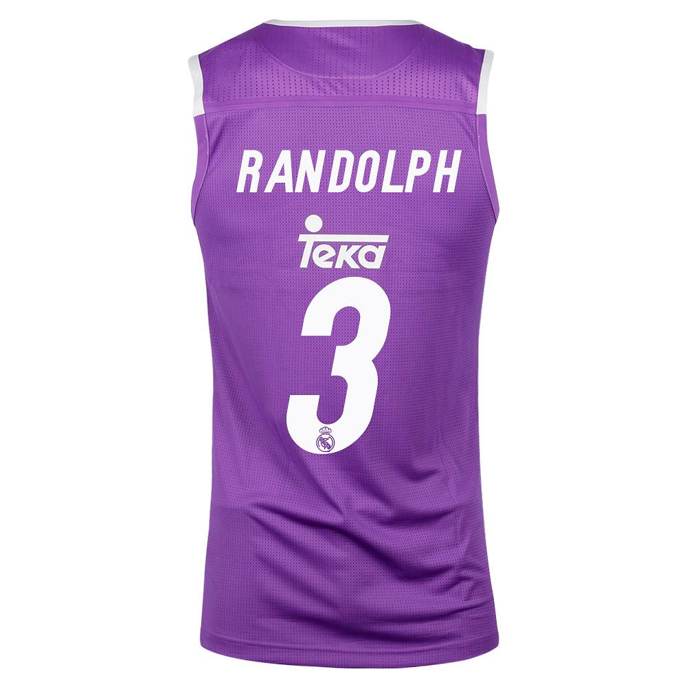 Camiseta 2ª Real Madrid 2016/2017 Randolph Baloncesto Morado - Fútbol Factory