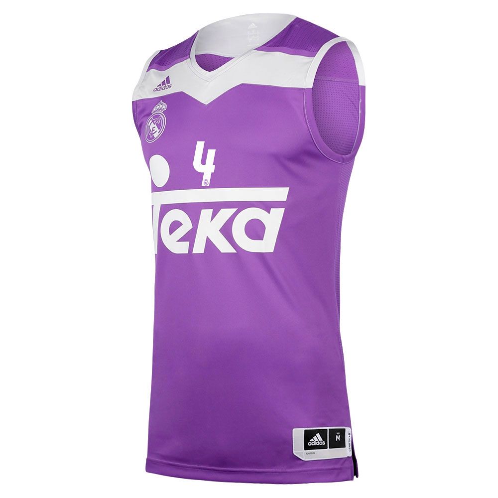Camiseta 2ª Real Madrid 2016/2017 Draper Baloncesto Morado - Fútbol Factory