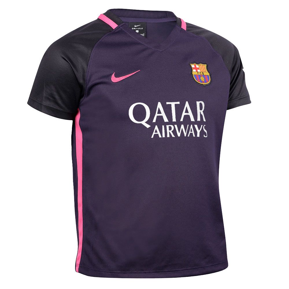 Conjunto 2 FC Barcelona 2016 2017 Infantil Morado