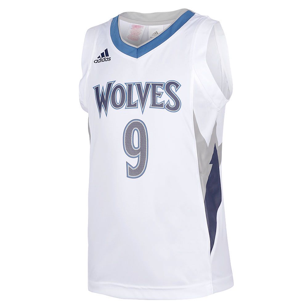 Conjunto 1ª NBA Minnesota Timberwolves 2016/2017 Rubio Junior Blanco - Fútbol Factory