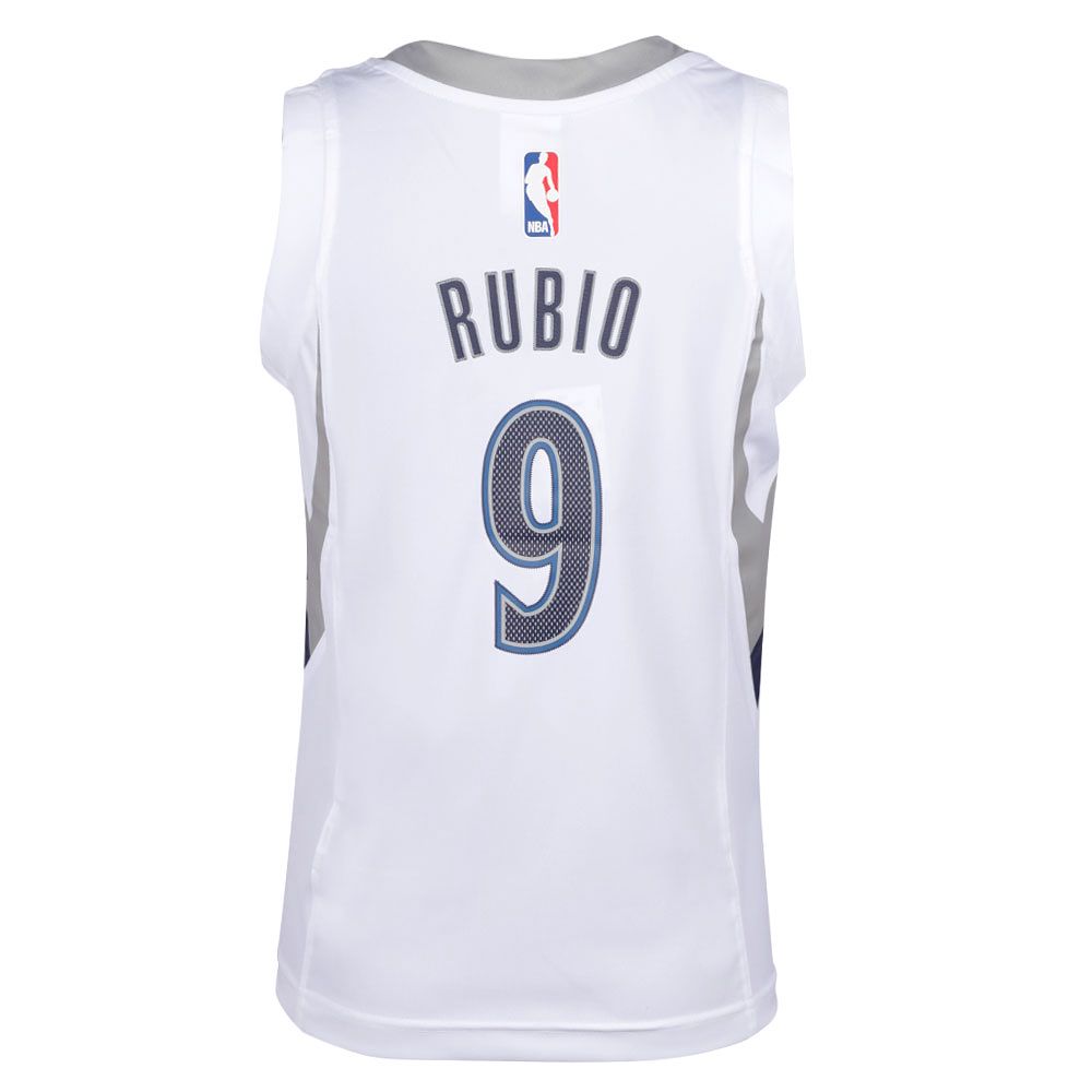 Conjunto 1ª NBA Minnesota Timberwolves 2016/2017 Rubio Junior Blanco - Fútbol Factory