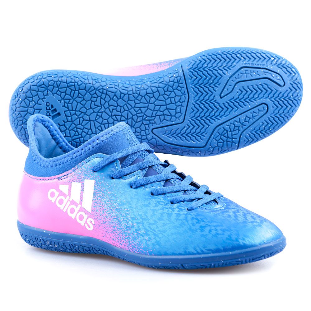 Zapatillas de Fútbol Sala X 16.3 IN Junior Azul - Fútbol Factory