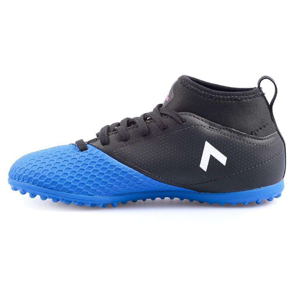 Botas de Fútbol ACE 17.3 Primemesh Multitaco Junior Negro Azul - Fútbol Factory