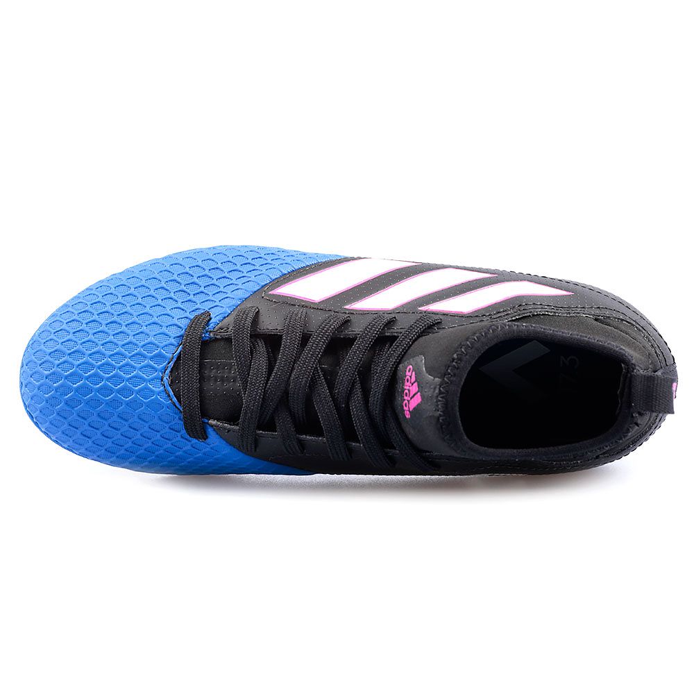 Botas de Fútbol ACE 17.3 Primemesh Multitaco Junior Negro Azul - Fútbol Factory