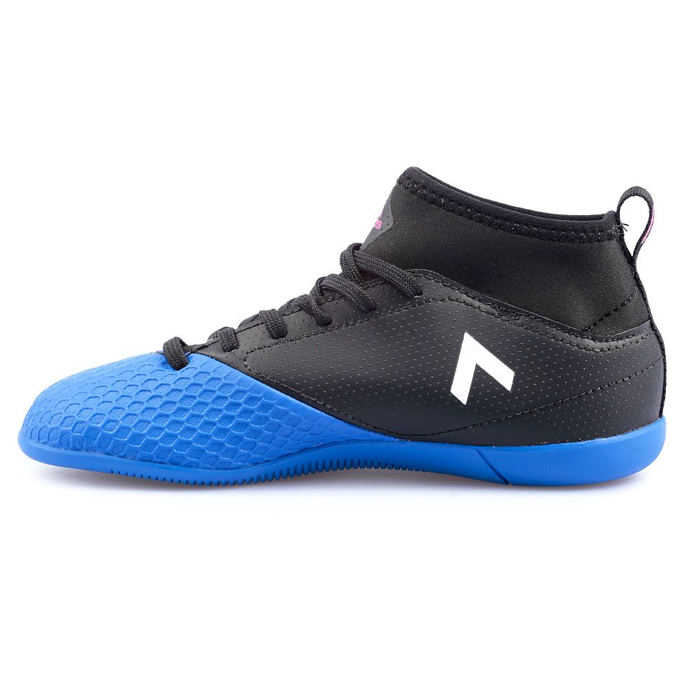 Zapatillas de Fútbol Sala ACE 17.3 Primemesh IN Junior Negro Azul - Fútbol Factory