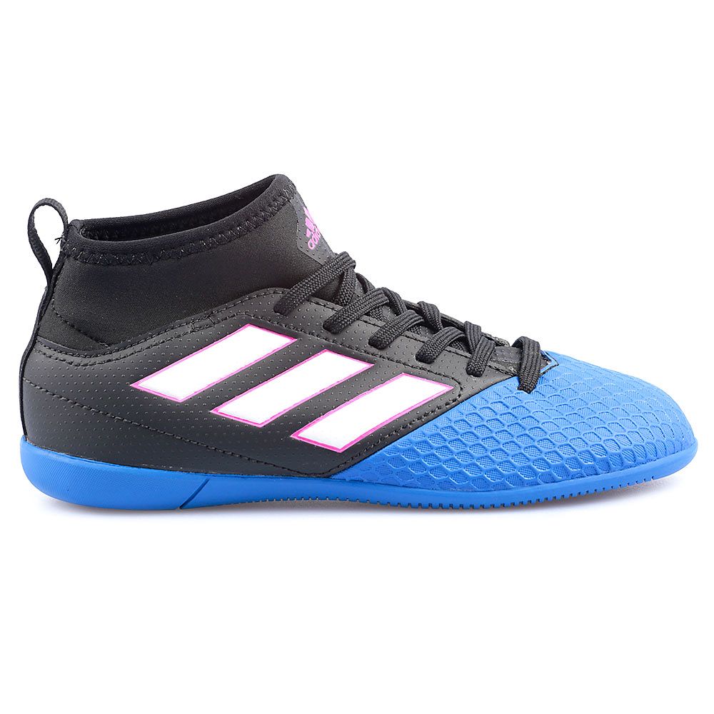 Zapatillas de Fútbol Sala ACE 17.3 Primemesh IN Junior Negro Azul - Fútbol Factory