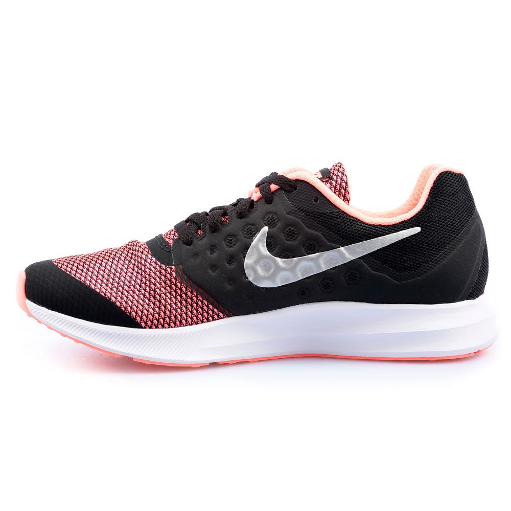 Zapatillas de Running Downshifter 7 Junior Negro Naranja - Fútbol Factory