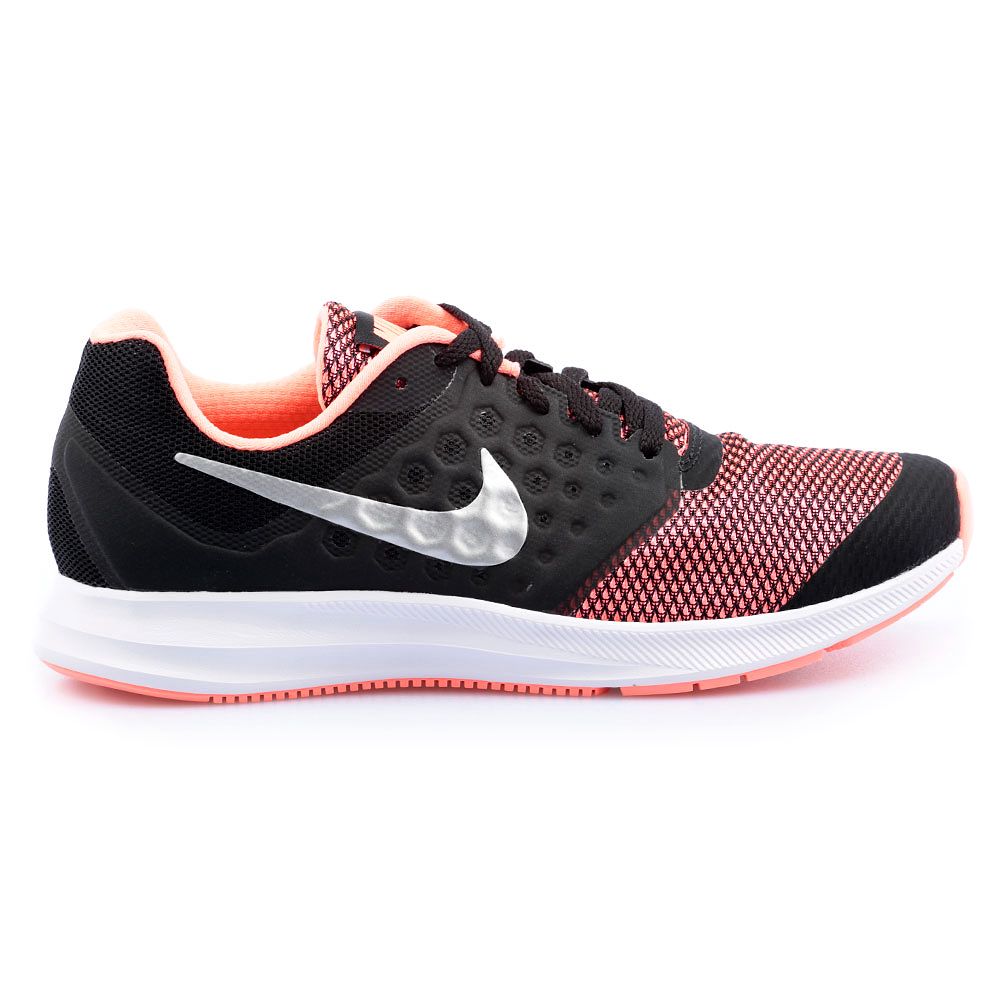 Zapatillas de Running Downshifter 7 Junior Negro Naranja - Fútbol Factory