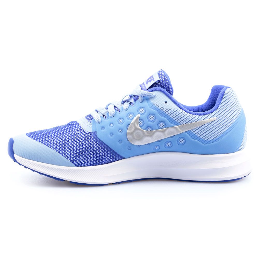 Zapatillas de Running Downshifter 7 Junior Azul Blanco - Fútbol Factory