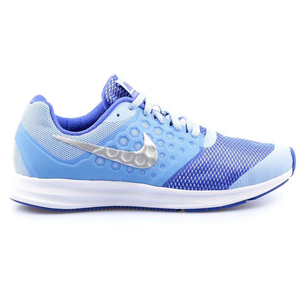 Zapatillas de Running Downshifter 7 Junior Azul Blanco - Fútbol Factory