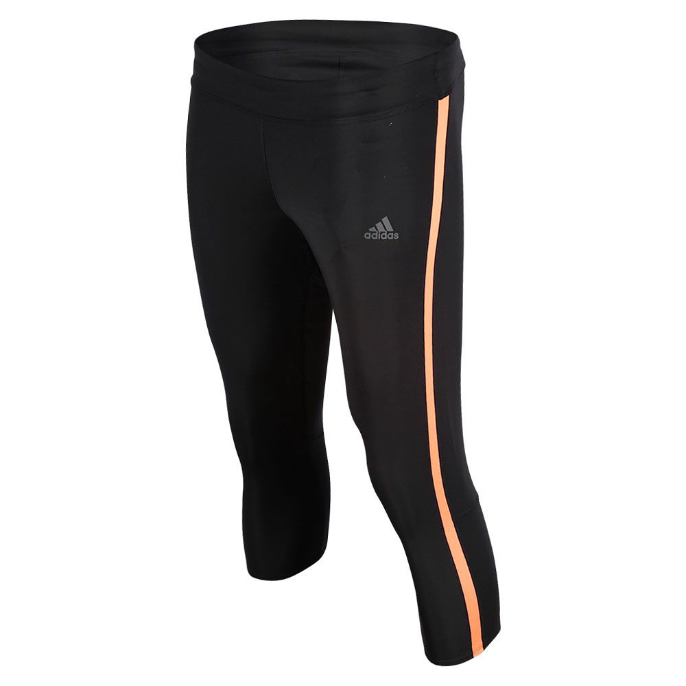 Mallas 3/4 de Running Response Mujer Negro - Fútbol Factory