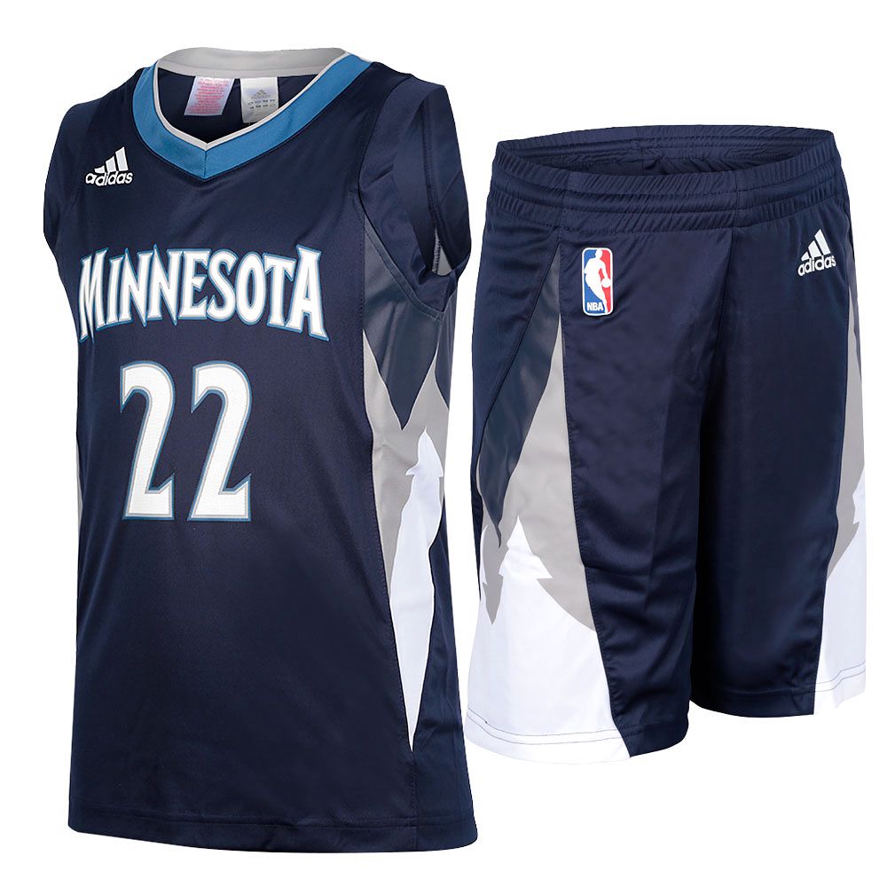 Conjunto 2ª NBA Minnesota Timberwolves 2016/2017 Wiggins Junior Azul - Fútbol Factory