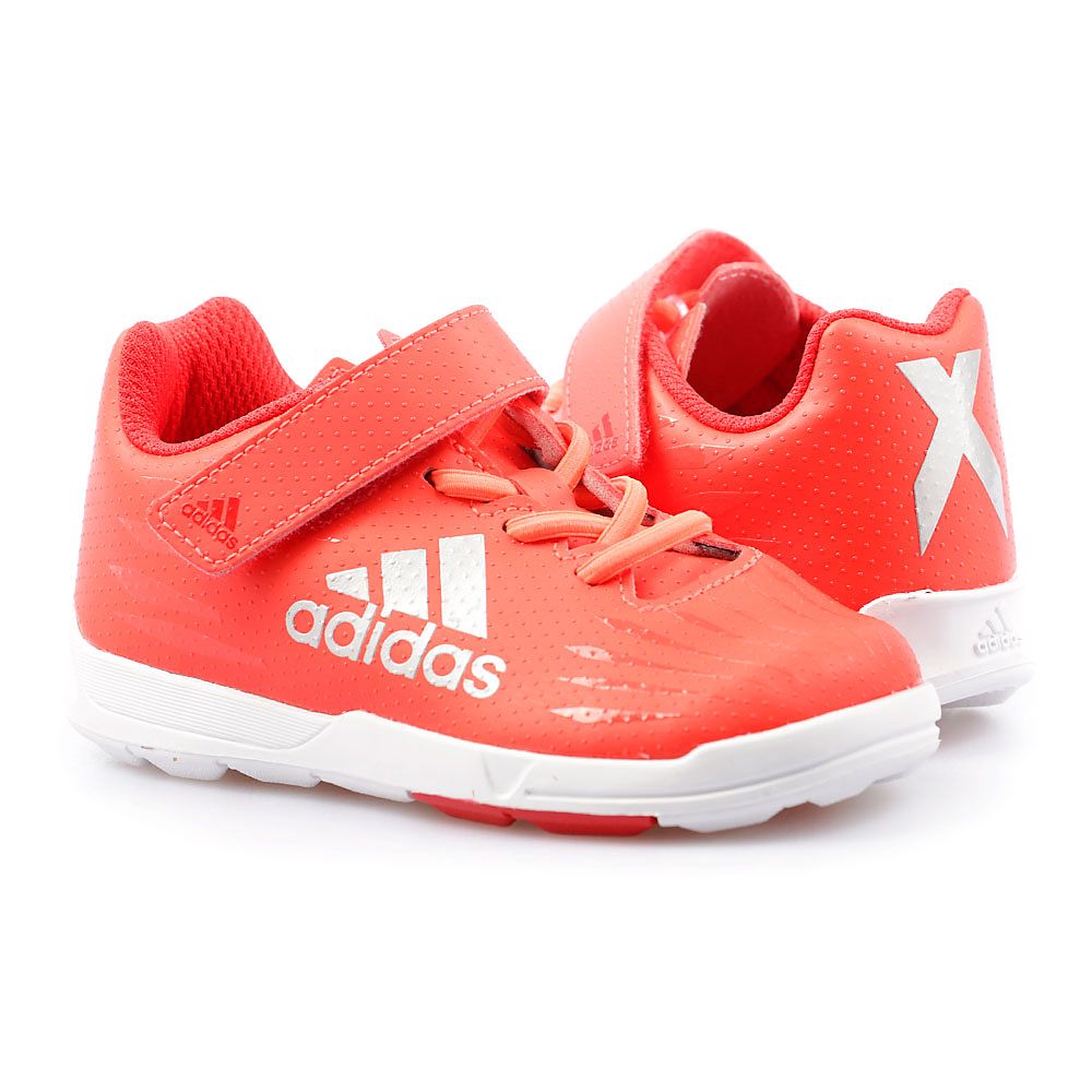 Zapatillas Fútbol X Velcro Bebé Rojo - Fútbol Factory