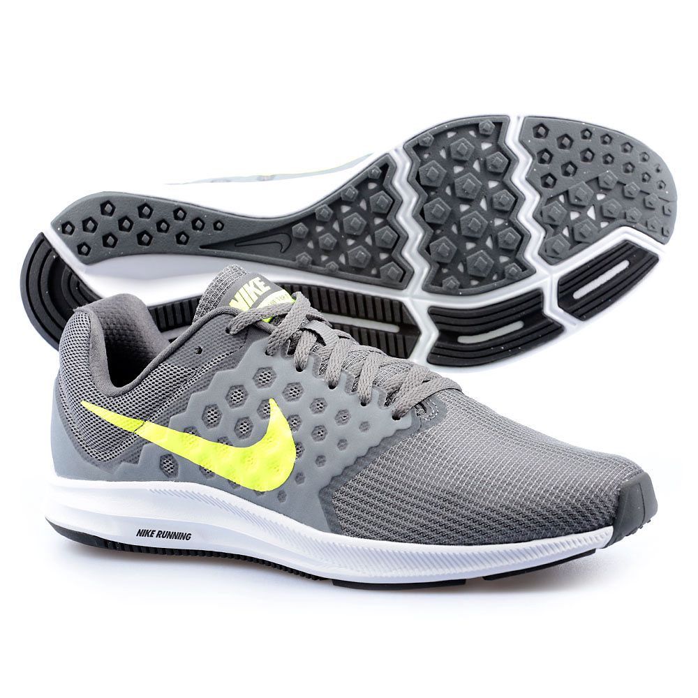 Zapatillas de Running Downshifter 7 Gris Amarillo - Fútbol Factory