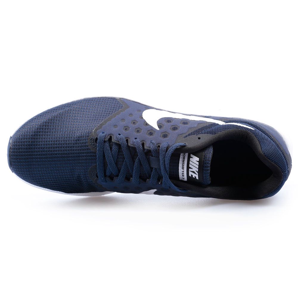 Zapatillas de Running Downshifter 7 Azul Marino Blanco - Fútbol Factory