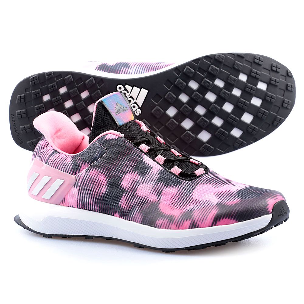 Zapatillas de Running RapidaRun Uncaged Junior Negro Rosa - Fútbol Factory