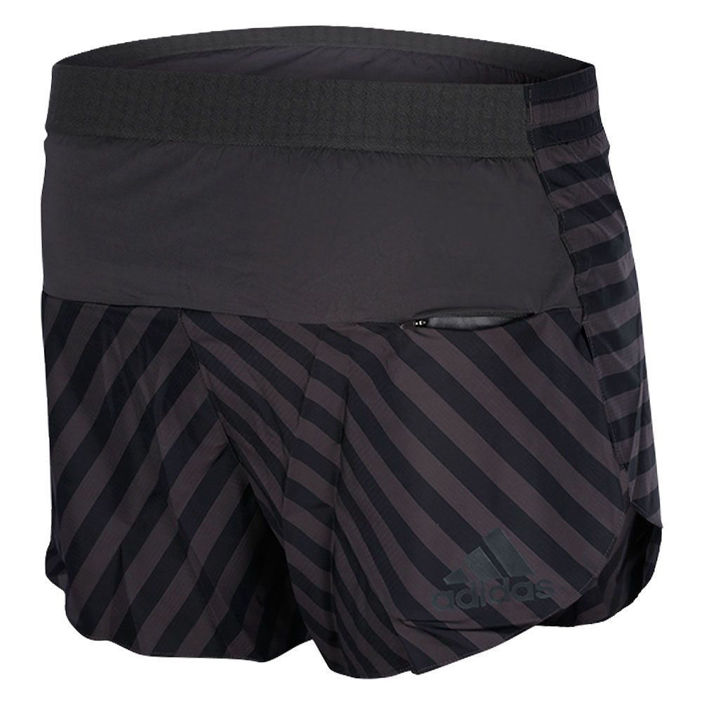 Pantalón Corto de Running Adizero Split Negro - Fútbol Factory