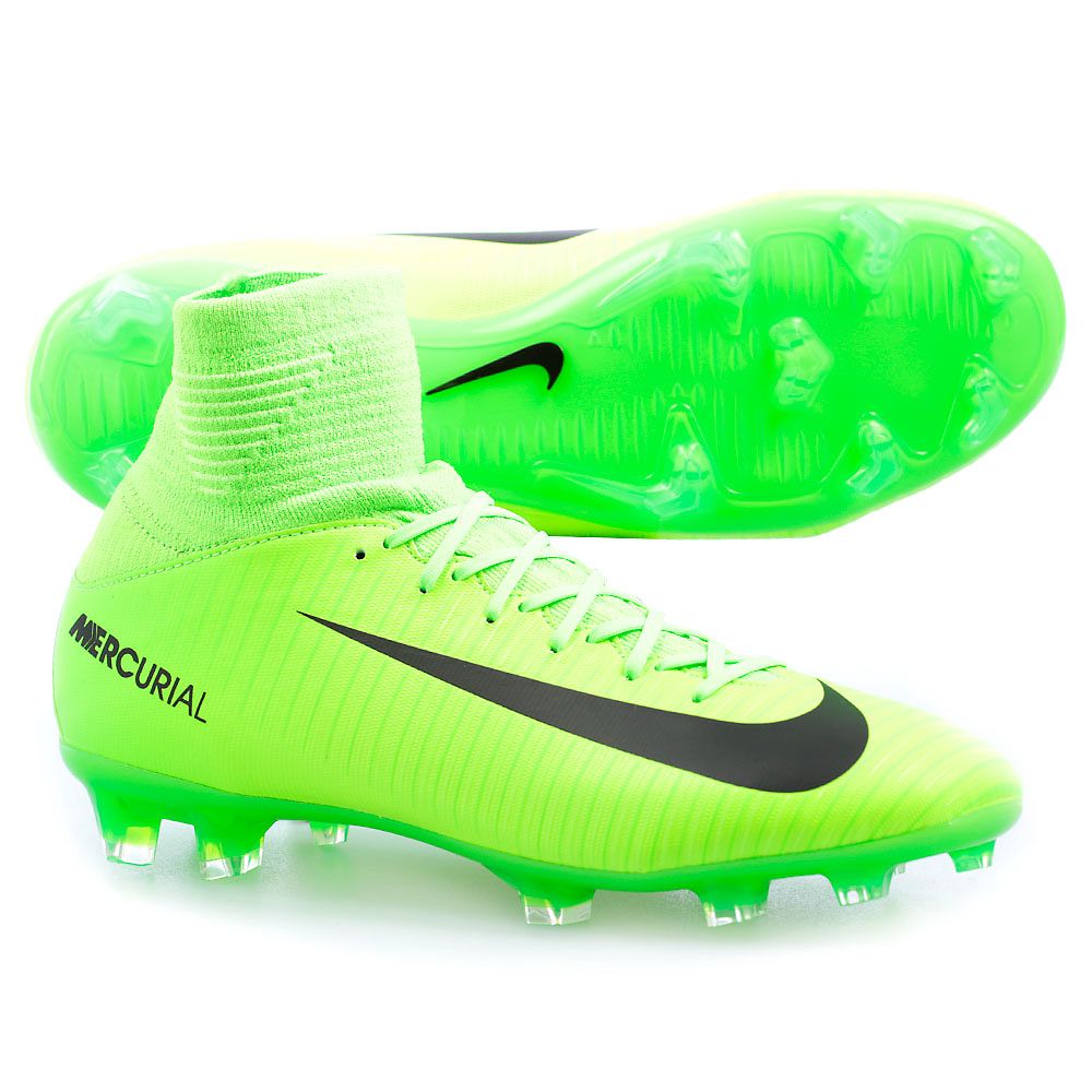 Botas de Futbol Mercurial Superfly V FG Junior Verde