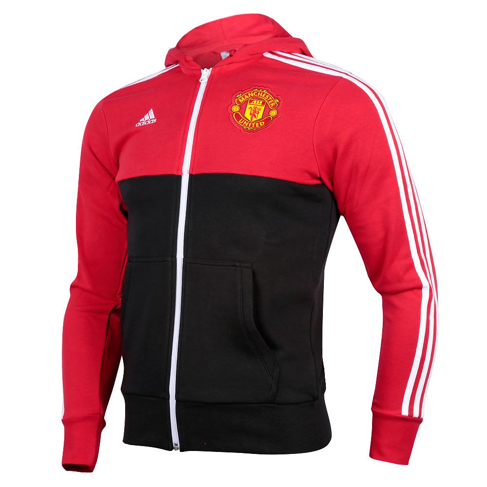 Chaqueta de Paseo Manchester United 2016/2017 Rojo Negro - Fútbol Factory