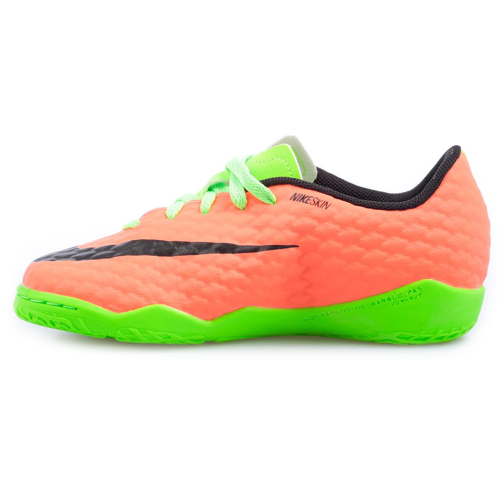 Zapatillas de Fútbol Sala HypervenomX Phelon III IC Infantil Verde - Fútbol Factory