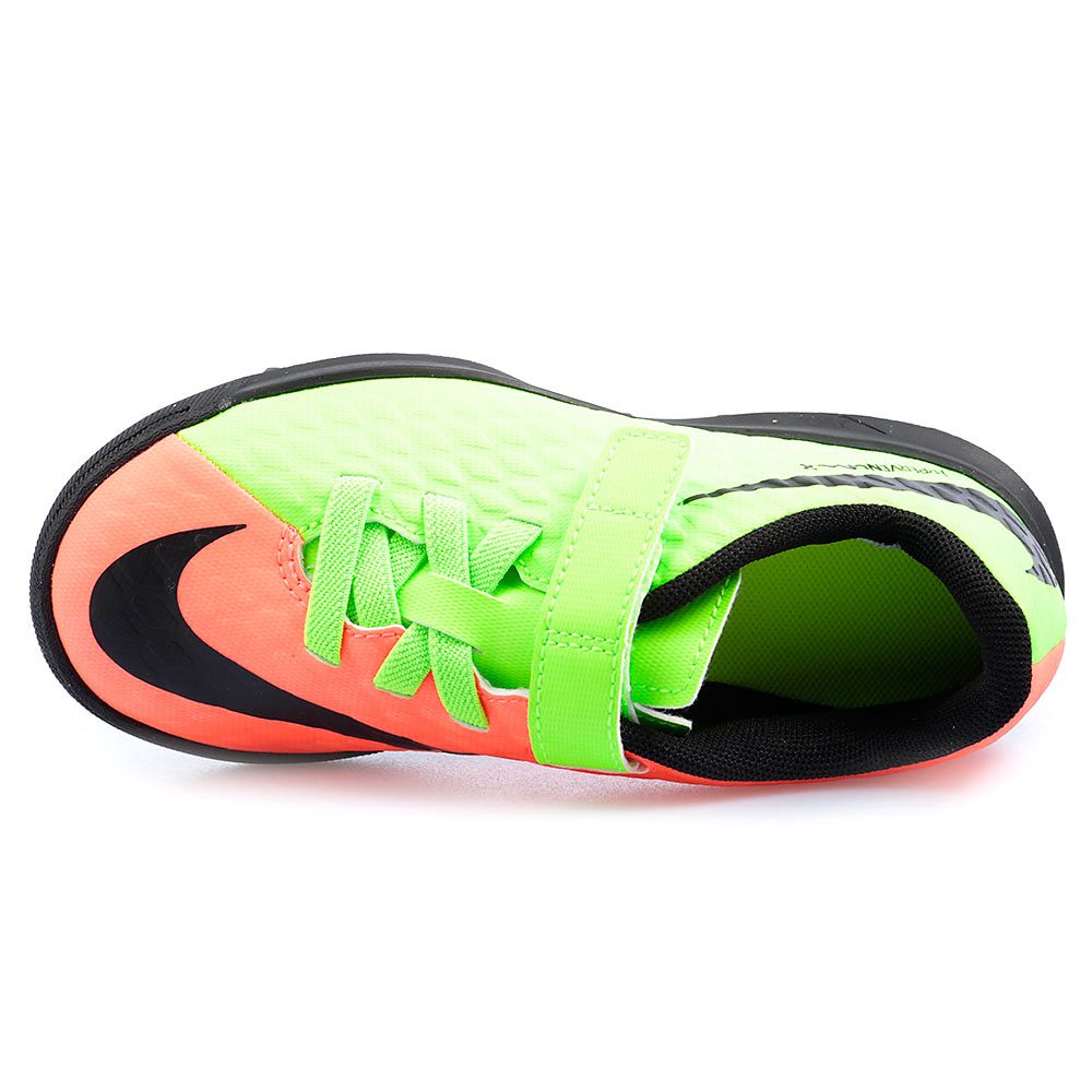 Botas de Fútbol Hypervenom Phade III Velcro Multitaco Junior Verde - Fútbol Factory